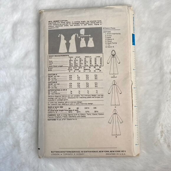 Butterick Sewing Pattern - Picture 2 of 2